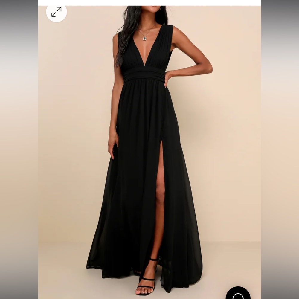Navy Heavenly Hues Maxi dress from Lulus. Size large